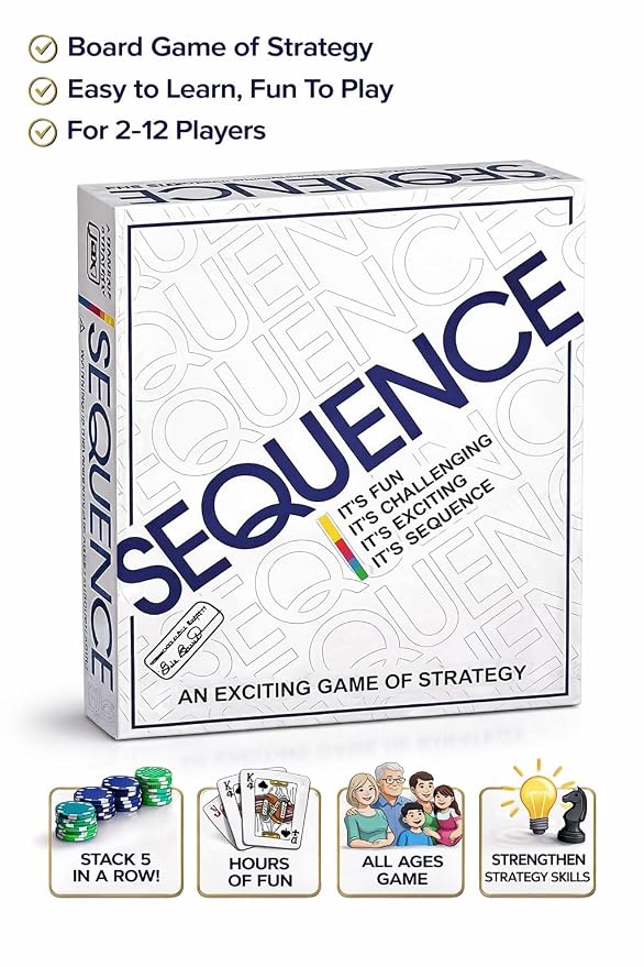 Sequence – Board and Card Strategy Game