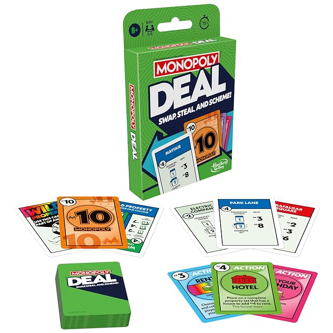 Monopoly Deal – 15-Minute Card Game