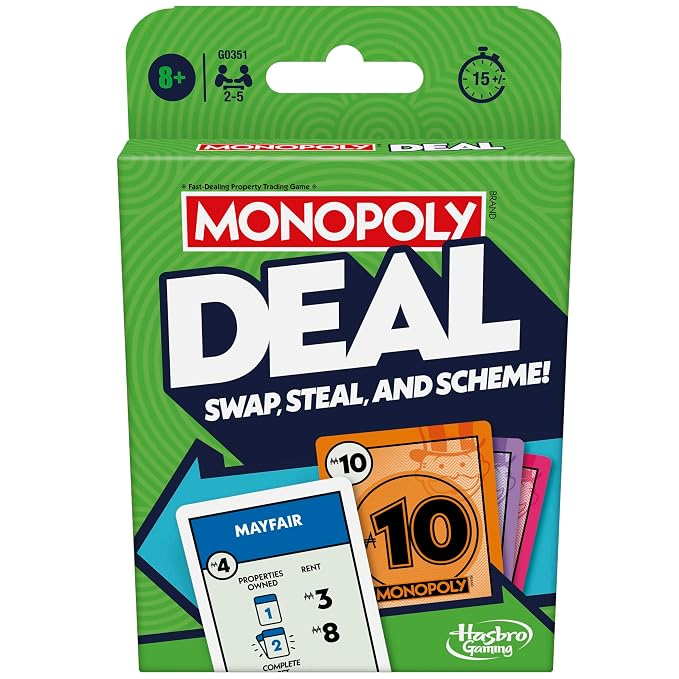 Monopoly Deal – 15-Minute Card Game