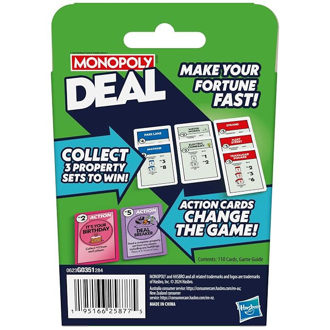 Monopoly Deal – 15-Minute Card Game