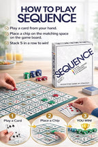 Sequence – Board and Card Strategy Game