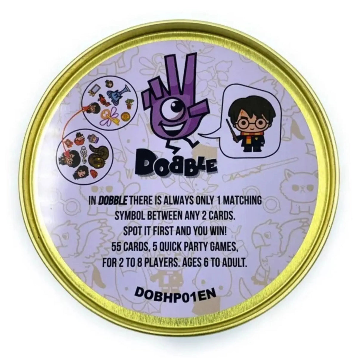 Dobble (Harry Potter version) – Fast-Reflex Matching Card Game