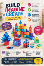 Magnetic Tiles Building Set