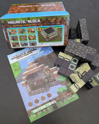 Magnetic Building Blocks inspired by Minecraft (46 pcs)