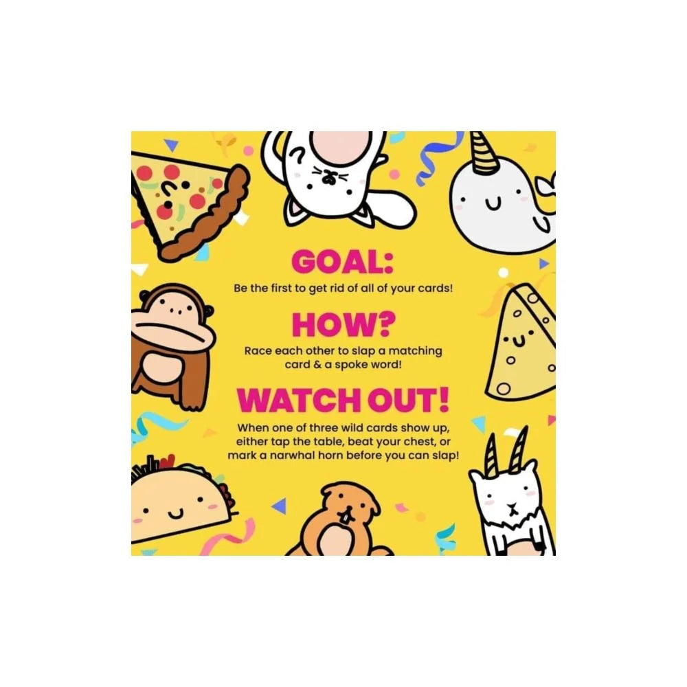 Taco Cat Goat Cheese Pizza – Fast Reflex Party Card Game