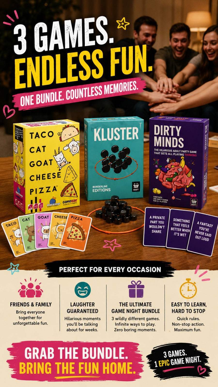 Taco + Kluster + Dirty Minds Bundle