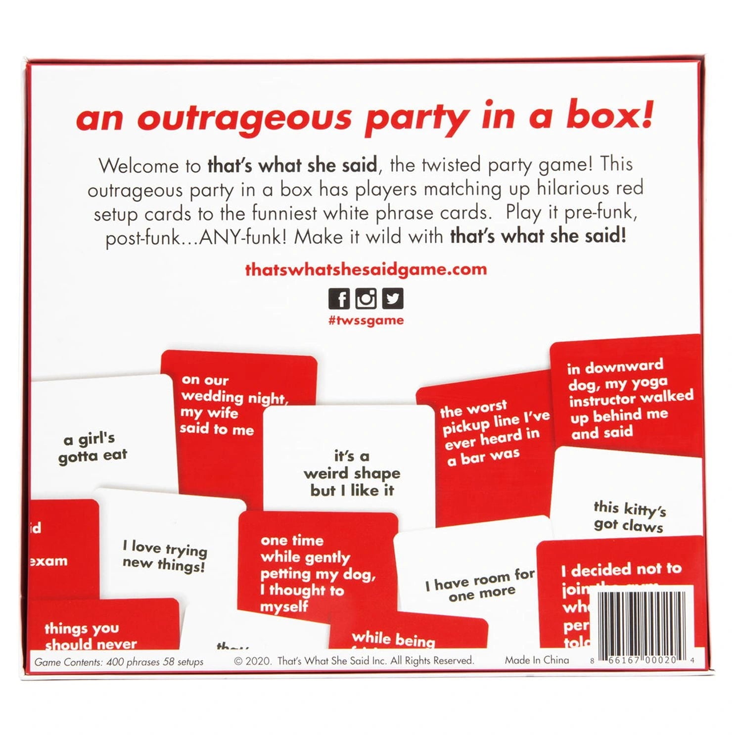 That's What She Said – Adult Party Game (17+)