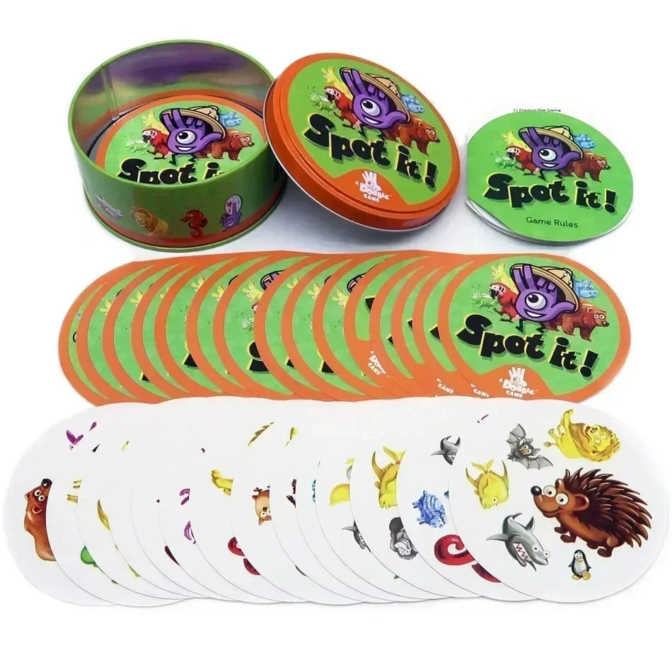 Spot It! Animals – Matching Card Game for Young Kids