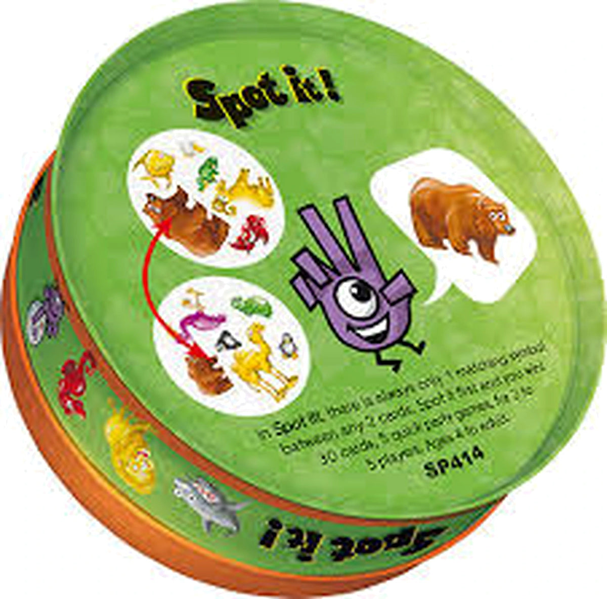 Spot It! Animals – Matching Card Game for Young Kids