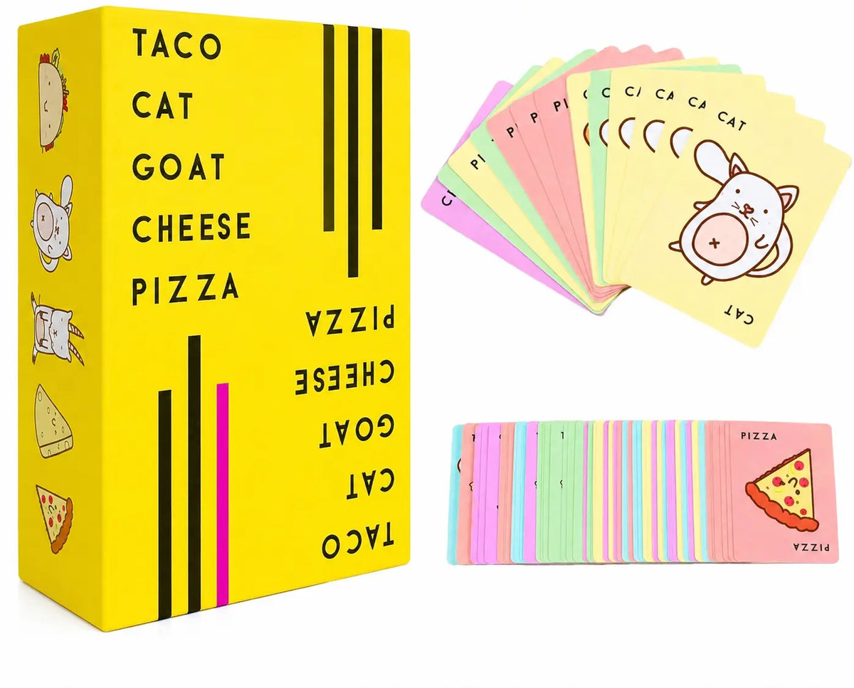 Taco Cat Goat Cheese Pizza – Fast Reflex Party Card Game